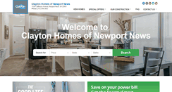 Desktop Screenshot of claytonhomesnewportnews.com
